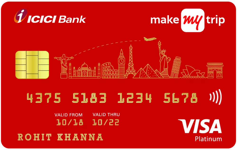 MakeMyTrip ICICI Platinum Credit Card